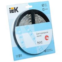 Лента свд 12В 7,2Вт/м 30свд/м 6500К 5050 IP20 IEK 5м