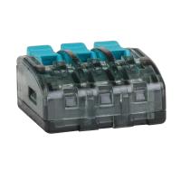 Клемма 3*4,0мм2 с рычажком прозрачный КЭАЗ OptiKit СМК 221-413 (12 шт)
