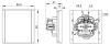 Фортепиано сталь переключатель перекрестный 1кл скрытая 10А IP20 