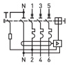 Дифавтомат 4Р 40А C тип AC 30мА 6кА 4мод АВДТ-63N EKF PROxima